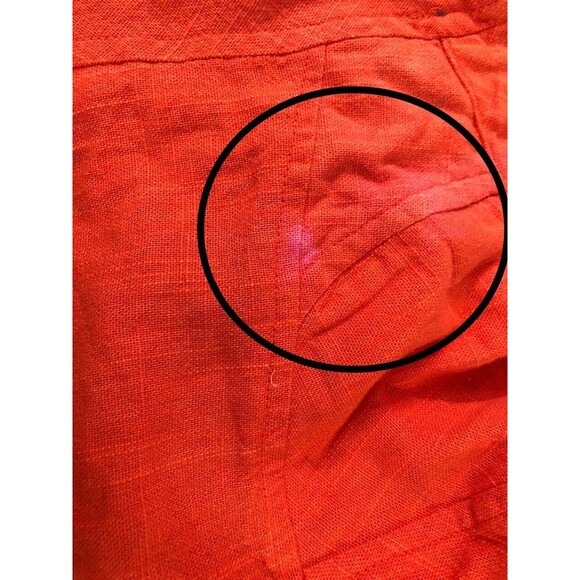 Free People Leilani Cropped Tube Top Sleeveless Smocked Red Cotton S NEW 276218 - Picture 9 of 10